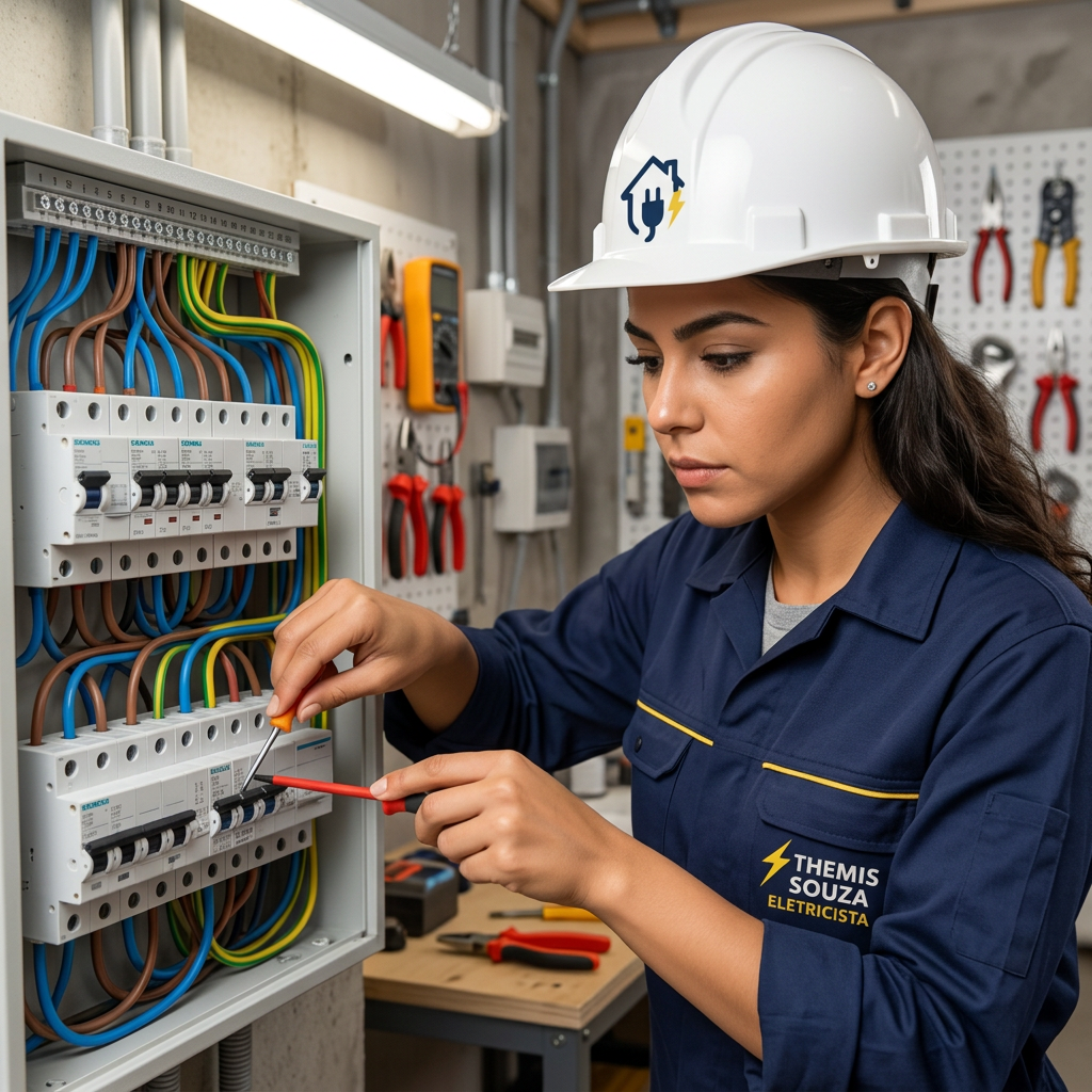 Instalação de quadro elétrico